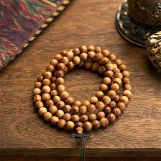 Buddha Gift 108 Mala Beads Lightning Strike Peach Wood Hand Polishing Protection Bracelet