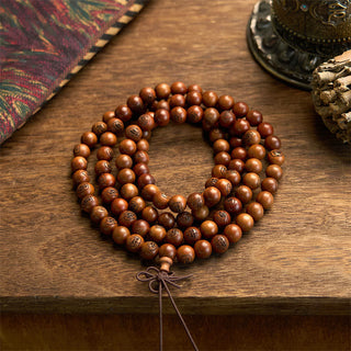 Buddha Gift 108 Mala Beads Lightning Struck Jujube Wood The Golden Light Mantra Protection Bracelet