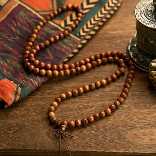 Buddha Gift 108 Mala Beads Lightning Struck Jujube Wood The Golden Light Mantra Protection Bracelet