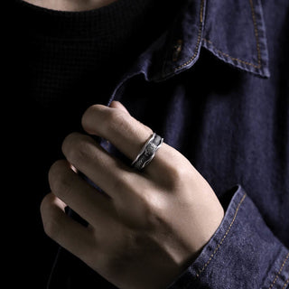 Buddha Gift 999 Sterling Silver Snake-shaped Year Of The Snake Protection Ring