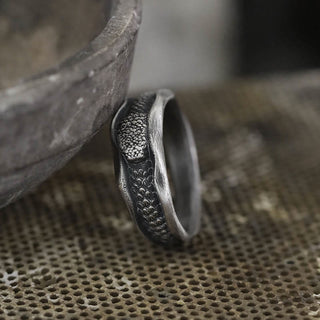 Buddha Gift 999 Sterling Silver Snake-shaped Year Of The Snake Protection Ring