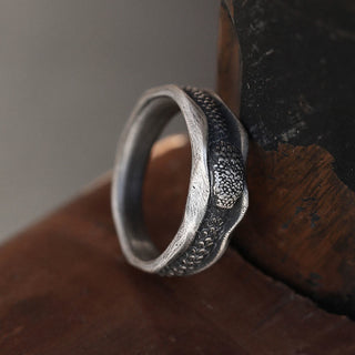 Buddha Gift 999 Sterling Silver Snake-shaped Year Of The Snake Protection Ring
