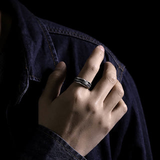 Buddha Gift 999 Sterling Silver Snake-shaped Year Of The Snake Protection Ring