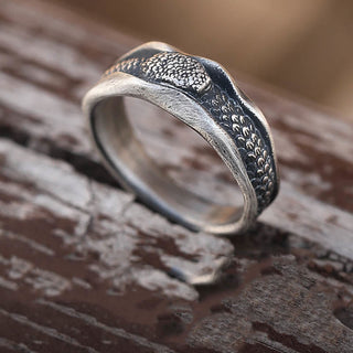 Buddha Gift 999 Sterling Silver Snake-shaped Year Of The Snake Protection Ring