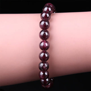Buddha Gift Natural Garnet Bead Passion Bracelet
