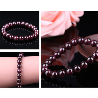 Buddha Gift Natural Garnet Bead Passion Bracelet