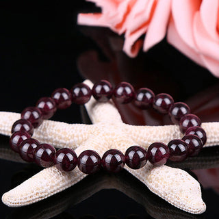 Buddha Gift Natural Garnet Bead Passion Bracelet