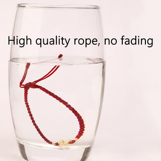 Buddha Gift 999 Gold Year of the Snake Eternal Endless Knot Infinity Handmade Luck Bracelet