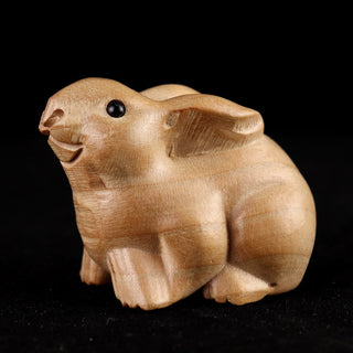 Buddha Gift Year Of The Snake Chinese Zodiac Fu Character Peach Wood Home Statue Decoration