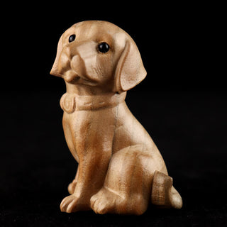 Buddha Gift Year Of The Snake Chinese Zodiac Fu Character Peach Wood Home Statue Decoration