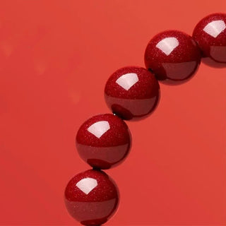 Buddha Gift Cinnabar Bead Hetian Jade Year Of The Snake Blessing Bracelet