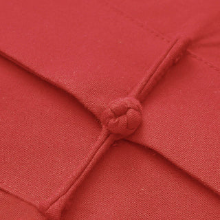 Buddha Gift 2Pcs Fall Men's Tang Suit Frog-Button Cotton Long Sleeve Shirt Pants Set