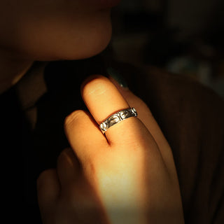 Buddha Gift 999 Sterling Silver Buddha Eyes Protection Ring