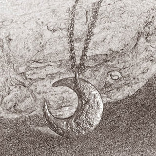 Buddha Gift 999 Sterling Silver Moon Balance Necklace Pendant