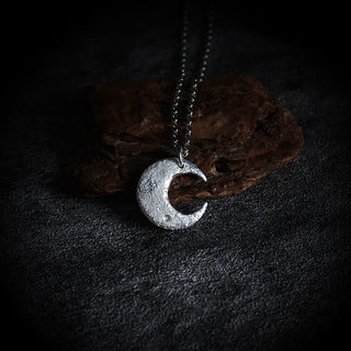 Buddha Gift 999 Sterling Silver Moon Balance Necklace Pendant