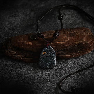 Buddha Gift 999 Sterling Silver 24k Gold Auspicious Clouds Protection Necklace Pendant