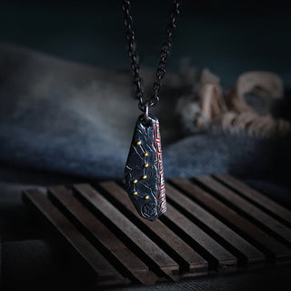 Buddha Gift 999 Sterling Silver Big Dipper Balance Necklace Pendant