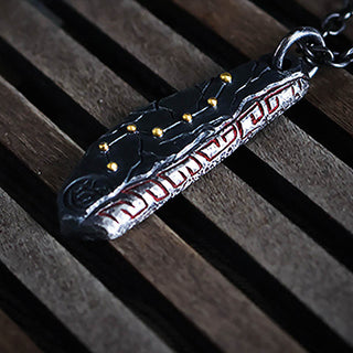 Buddha Gift 999 Sterling Silver Big Dipper Balance Necklace Pendant