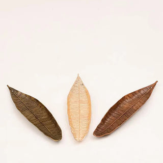 Buddha Gift Alloy Oriental Leaf Healing Incense Burner Decoration