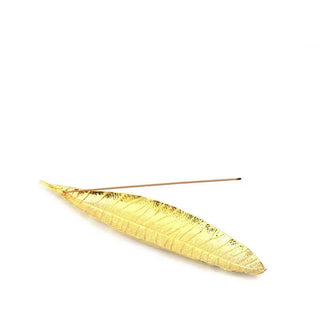 Buddha Gift Alloy Oriental Leaf Healing Incense Burner Decoration