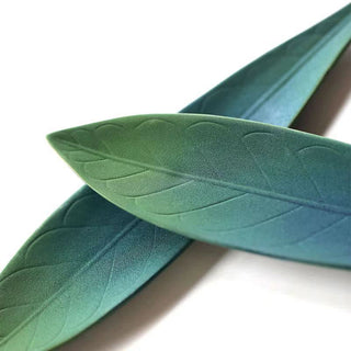 Buddha Gift Willow Leaf Healing Ceramic Stick Incense Burner Decoration