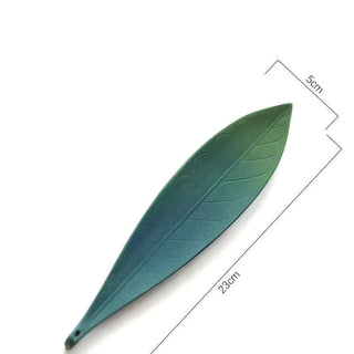 Buddha Gift Willow Leaf Healing Ceramic Stick Incense Burner Decoration