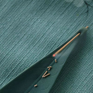 Buddha Gift Willow Leaf Healing Ceramic Stick Incense Burner Decoration