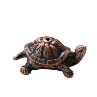 Buddha Gift Alloy Turtle Snail Healing Incense Burner Desk Decoration