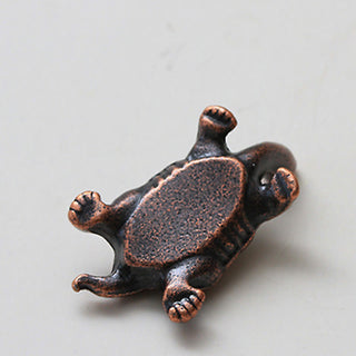 Buddha Gift Alloy Turtle Snail Healing Incense Burner Desk Decoration