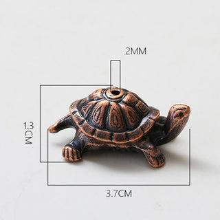 Buddha Gift Alloy Turtle Snail Healing Incense Burner Desk Decoration