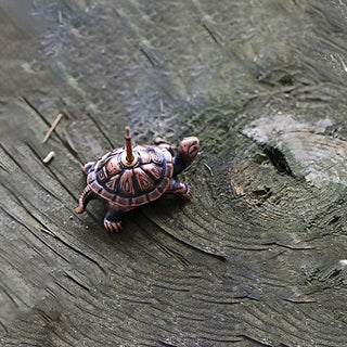 Buddha Gift Alloy Turtle Snail Healing Incense Burner Desk Decoration