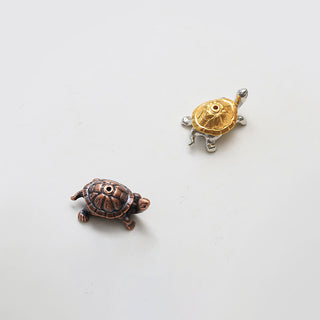 Buddha Gift Alloy Turtle Snail Healing Incense Burner Desk Decoration