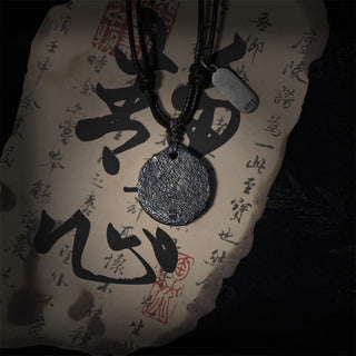 Buddha Gift 999 Sterling Silver Tai Chi Yin Yang Design Harmony Necklace Pendant