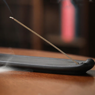 Buddha Gift Moon Rabbit PiXiu Mountain Healing Ceramic Stick Incense Burner Decoration