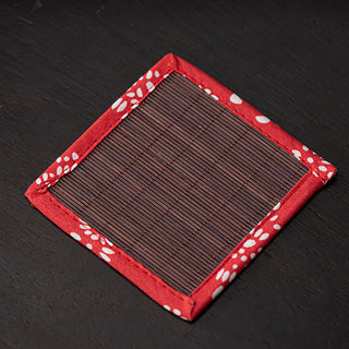 Buddha Gift Cat Bell Bamboo Mat Healing Ceramic Incense Burner Desk Decoration