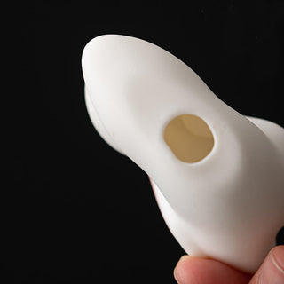 Buddha Gift Flying Rabbit Bamboo Mat Healing Ceramic Incense Burner Desk Decoration