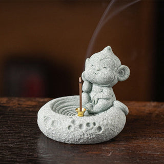 Buddha Gift Chinese Zodiac Healing Incense Burner Desk Decoration