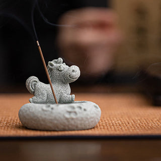 Buddha Gift Chinese Zodiac Healing Incense Burner Desk Decoration