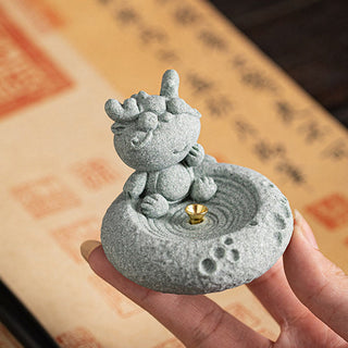 Buddha Gift Chinese Zodiac Healing Incense Burner Desk Decoration