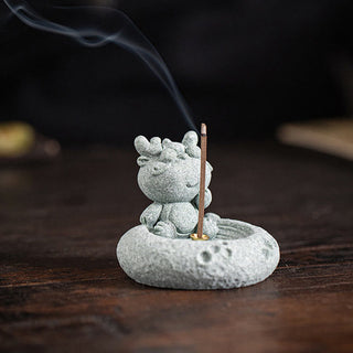 Buddha Gift Chinese Zodiac Healing Incense Burner Desk Decoration