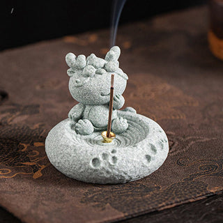 Buddha Gift Chinese Zodiac Healing Incense Burner Desk Decoration