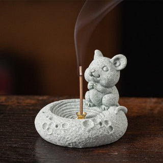 Buddha Gift Chinese Zodiac Healing Incense Burner Desk Decoration