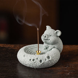 Buddha Gift Chinese Zodiac Healing Incense Burner Desk Decoration