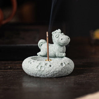 Buddha Gift Chinese Zodiac Healing Incense Burner Desk Decoration