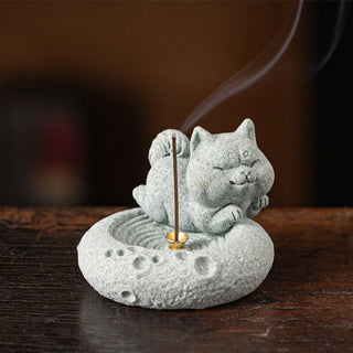 Buddha Gift Chinese Zodiac Healing Incense Burner Desk Decoration