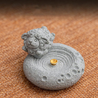 Buddha Gift Chinese Zodiac Healing Incense Burner Desk Decoration