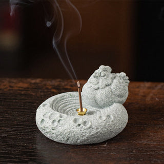 Buddha Gift Chinese Zodiac Healing Incense Burner Desk Decoration