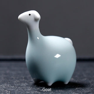 Buddha Gift Chinese Zodiac Ceramic Tea Pet Home Decoration