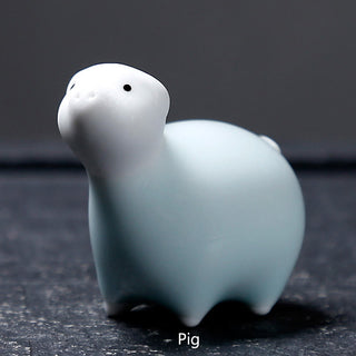 Buddha Gift Chinese Zodiac Ceramic Tea Pet Home Decoration