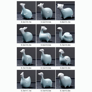 Buddha Gift Chinese Zodiac Ceramic Tea Pet Home Decoration